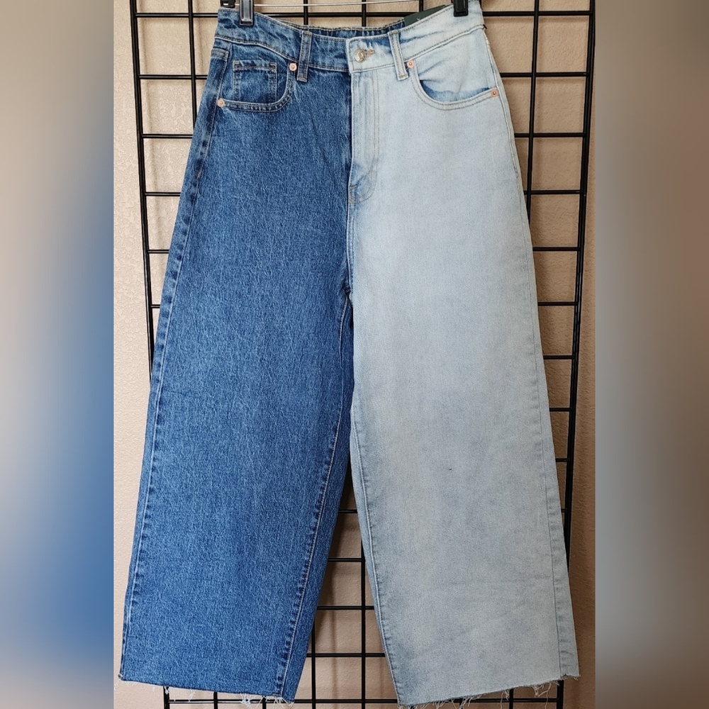 Wild Fable Dual-Tone Blue Flare Jeans